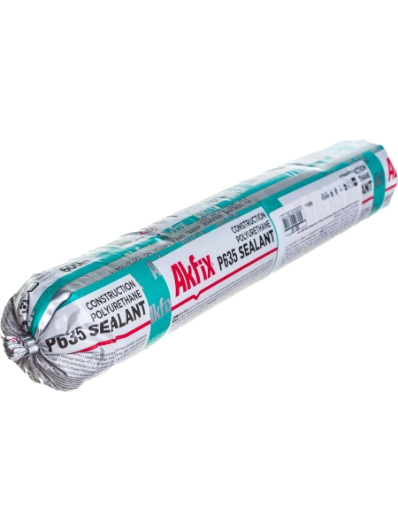 Полиуретановый строительный герметик Akfix P635 35 Шор, серый, 600 мл AA666