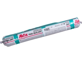 Полиуретановый строительный герметик Akfix P635 35 Шор, серый, 600 мл AA666