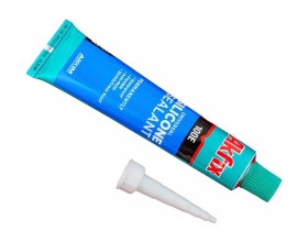 Универсальный силиконовый герметик Akfix 100E прозрачный, 50 мл SA111