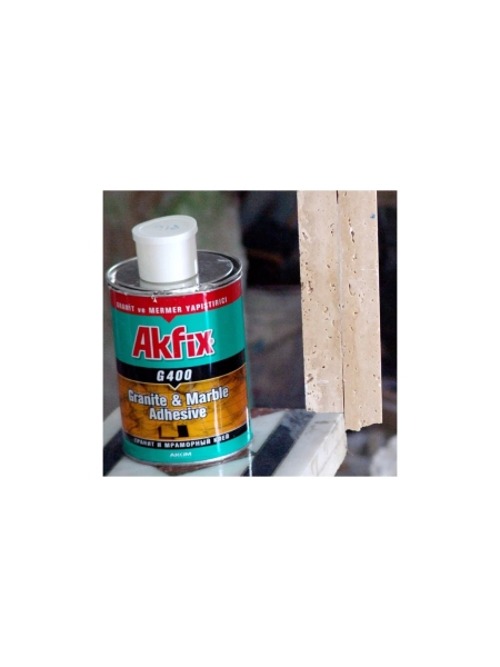 Клей для гранита и мрамора Akfix G400 1 кг MA010