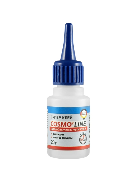 Клей COSMO LINE, флакончик 20 гр CA-500.390-(20)