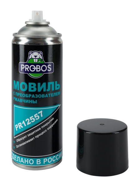 Мовиль с преобразователем ржавчины PROBOS 520 мл, аэрозоль PR12557