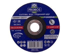 Круг отрезной PROBOS FORMING CD277 T41 for Aluminum 125x1.2x22.23 27751790