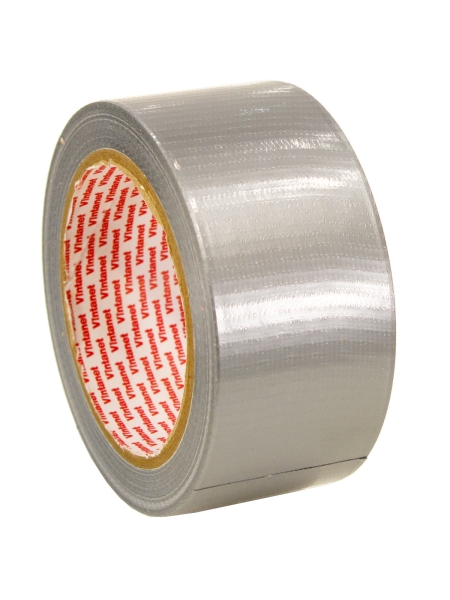 Монтажная армированная лента VINTANET DT1900 базовая, серебряная, 50 мм, 25 м DT19005025S