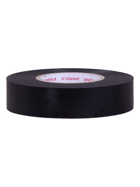 Изолента виниловая VINTANET морозостойкая ULTRAFIX180 черная, рулон 19 мм х 20 м UF180BL1920