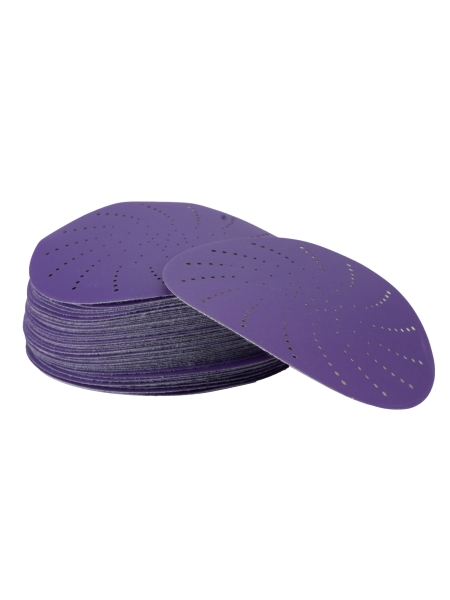 Круг шлифовальный c мультипылеотводом Purple P400, CERAMIC FILM Hookit CF775, 125 мм, 10 шт PROBOS 77505058