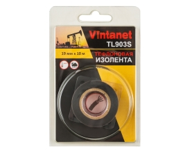 Изолента тефлоновая Vintanet 903S, термостойкая, тонкая, силиконовый адгезив, 19мм Х 10м