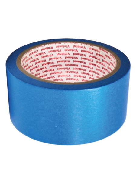 Малярная лента на основе рисовой бумаги Washi для четкого края Vintanet WM111, синяя, 48мм х 25м WM1114825