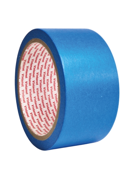 Малярная лента на основе рисовой бумаги Washi для четкого края Vintanet WM111, синяя, 48мм х 25м WM1114825