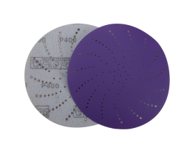 Круг шлифовальный c мультипылеотводом Purple P400, CERAMIC FILM Hookit CF775, 125 мм, 10 шт PROBOS 77505058