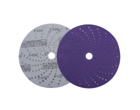 Круг шлифовальный c мультипылеотводом Purple P400, CERAMIC FILM Hookit CF775, 150 мм, 10 шт PROBOS 77505059