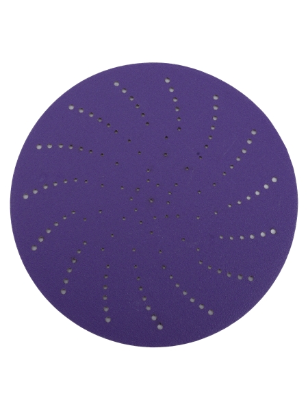 Круг шлифовальный c мультипылеотводом Purple P180, CERAMIC FILM Hookit CF775, 125 мм, 10 шт PROBOS 77564264