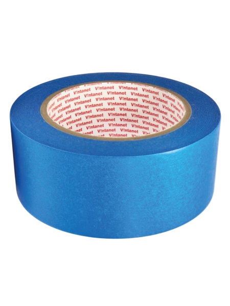Малярная лента на основе рисовой бумаги Washi для четкого края Vintanet WM111, синяя, 48мм х 50м WM1114850