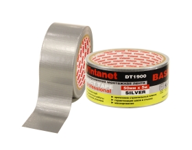 Монтажная армированная лента VINTANET DT1900 базовая, серебряная, 50 мм, 5 м DT1900505S