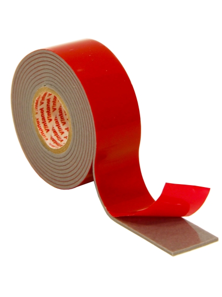 Монтажная клейкая двусторонняя лента Vintanet 6535, универсальная, 25 мм х 1,5 м 25MMX1,5M