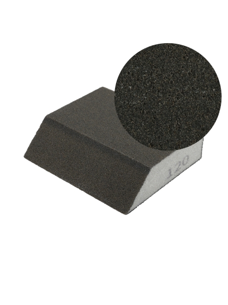 Губка абразивная шлифовальная Forming трапеция 100x90x65x26 мм, P120 PROBOS GAT120