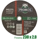 Круг отрезной абразивный 230x2.0x22.23 мм PROBOS PR2375