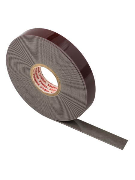 Клейкая двусторонняя акриловая лента Vintanet VN8049, цвет серый, 12 мм х 5 м VN8049125