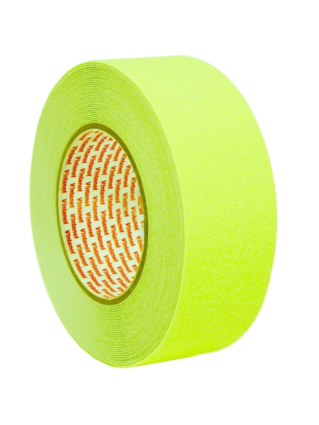 Противоскользящая флуоресцентная лента Vintanet ASF60, средней зернистости, лимонная, 48мм х 10м ASF604810G