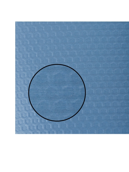 Нетканый протирочный материал PROBOS ALPHA 9112B, 110 г/м2, голубой, сотовое тиснение, 32x34см, 475 9112B475