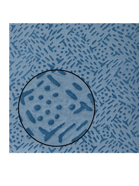 Нетканый протирочный материал PROBOS GAMMA 7703B, 70 г/м2, голубой, V-тиснение, 30x38 см, 35л 7703B35