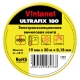 Изолента виниловая VINTANET морозостойкая ULTRAFIX180 желтая, рулон 19 мм х 20 м UF180Y1920