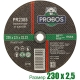 Круг отрезной абразивный 230x2.5x22.23 мм PROBOS PR2385