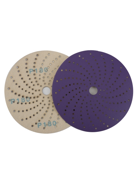 Круг шлифовальный c мультипылеотводом Purple PROBOS P180, CP737 CERAMIC Hookit, 150 мм, 10 шт/уп 73751422