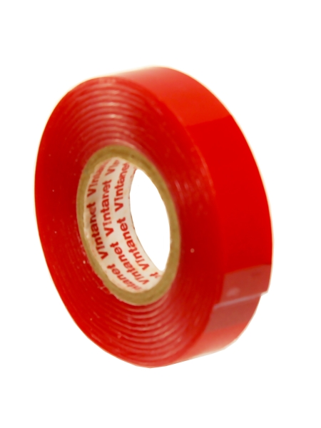 Монтажная двусторонняя клейкая лента VINTANET 135, прозрачная, 12 мм х 1,5 м VN1351215