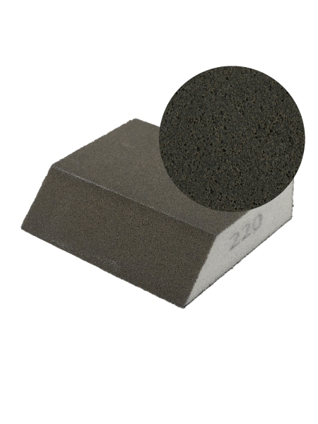 Губка абразивная шлифовальная Forming трапеция 100x90x65x26 мм, P220 PROBOS GAT220