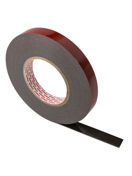 Монтажная сверхсильная двусторонняя клейкая лента VINTANET VN1146, цвет черный, 19 мм х 11 м VN11461911