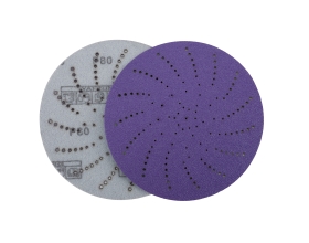 Круг шлифовальный c мультипылеотводом Purple P80, CERAMIC FILM Hookit CF775, 125 мм, 10 шт PROBOS 77586822