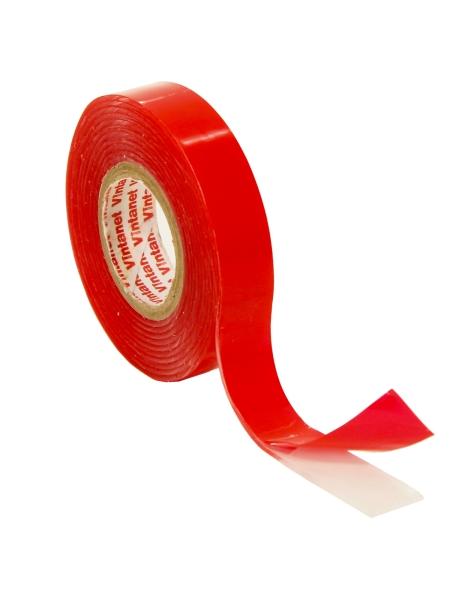 Монтажная двусторонняя клейкая лента VINTANET 135, прозрачная, 12 мм х 1,5 м VN1351215