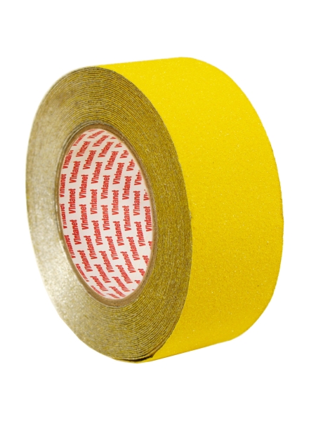 Противоскользящая лента на алюминевой основе Vintanet ASA60, средней зернистости, желтая, 50мм х 10м ASA605010Y