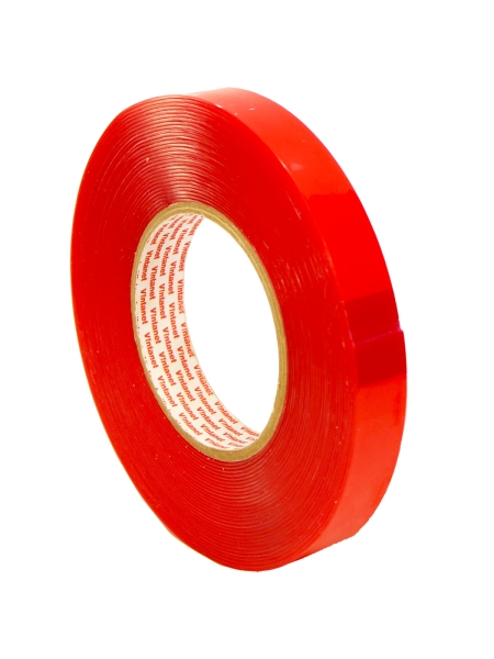 Монтажная двусторонняя клейкая лента VINTANET VN135, прозрачная, 19 мм х 11 м VN1351911