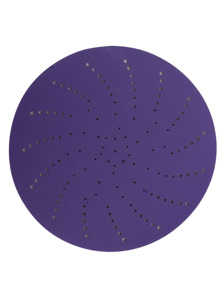 Круг шлифовальный c мультипылеотводом Purple P240, CERAMIC FILM Hookit CF775, 125 мм, 10 шт PROBOS 77547097