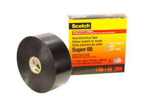 Изолента ПВХ, высшего класса SCOTCH SUPER 88, рулон 38 мм х 33 м х 0,22 мм