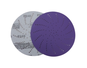 Круг шлифовальный c мультипылеотводом Purple P240, CERAMIC FILM Hookit CF775, 125 мм, 10 шт PROBOS 77547097