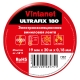 Изолента виниловая VINTANET морозостойкая ULTRAFIX180 красная, рулон 19 мм х 20 м UF180R1920