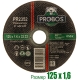 Круг отрезной абразивный 125x1.6x22.23 мм PROBOS PR2352