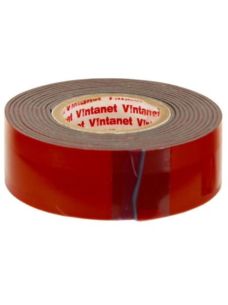 Монтажная сверхсильная клейкая двусторонняя лента Vintanet VN1146, цвет черный, 19 мм х 1,5 м VN11461915