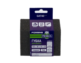 Губка абразивная шлифовальная Forming трапеция 100x90x65x26 мм, P40 PROBOS GAT40