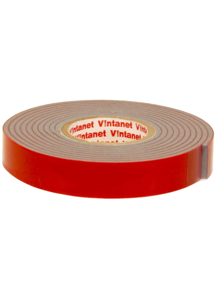 Монтажная клейкая двусторонняя лента Vintanet 3535, низкотемпературная, 12 мм х 1,5 м 12MMX1,5M