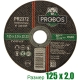 Круг отрезной абразивный 125x2.0x22.23 мм PROBOS PR2372