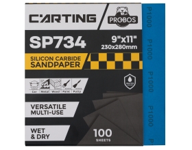 Бумага абразивная водостойкая Р1000, 230х280 мм, Carting SP734, 100 шт PROBOS 73401971-100