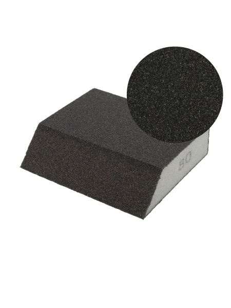 Губка абразивная шлифовальная Forming трапеция 100x90x65x26 мм, P80 PROBOS GAT80