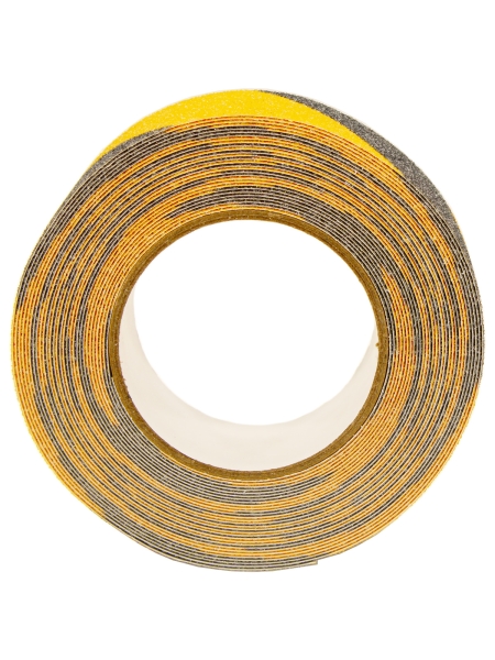Противоскользящая лента Vintanet AS60, средней зернистости, черно-желтая, 50мм х 10м AS605010BY