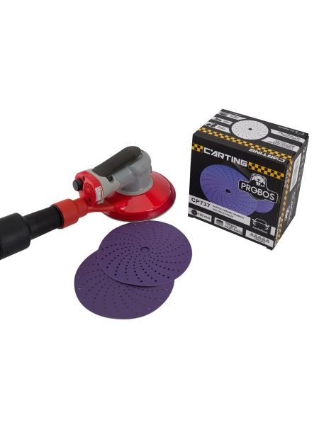 Круг шлиф. c мультипылеотводом Purple PROBOS P220, CP737 CERAMIC Hookit, 150 мм, 10шт/уп 73751423