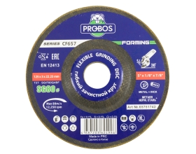 Круг гибкий зачистной Forming СF657 CERAMIC, T27, 125х3х22 мм, P80, 20 шт PROBOS 65751742