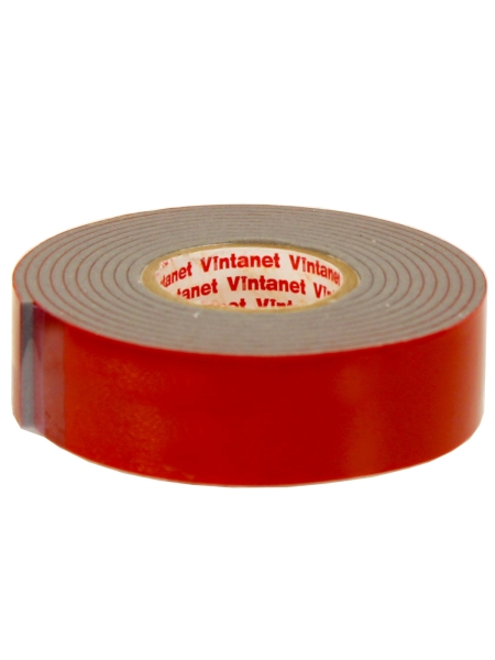 Монтажная клейкая двусторонняя лента Vintanet 3535, низкотемпературная, 19 мм х 1,5 м 19MMX1,5M